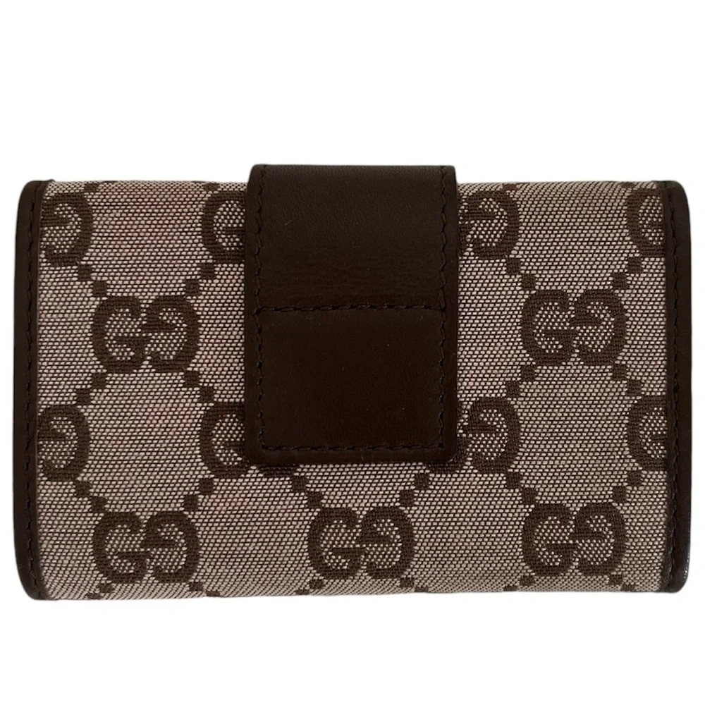 Gucci GG Monogram Six Key Case Italy Vintage